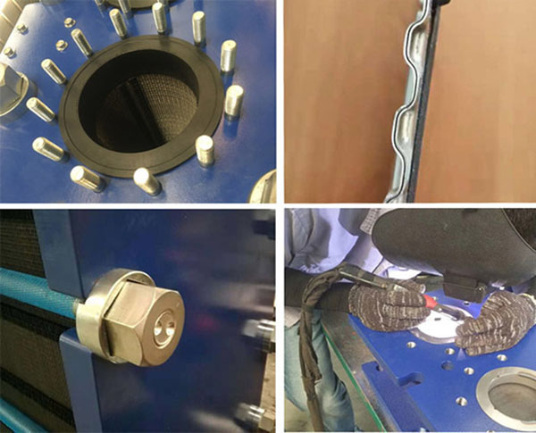 如何对品牌板式换热器进行拆卸及维修工作？